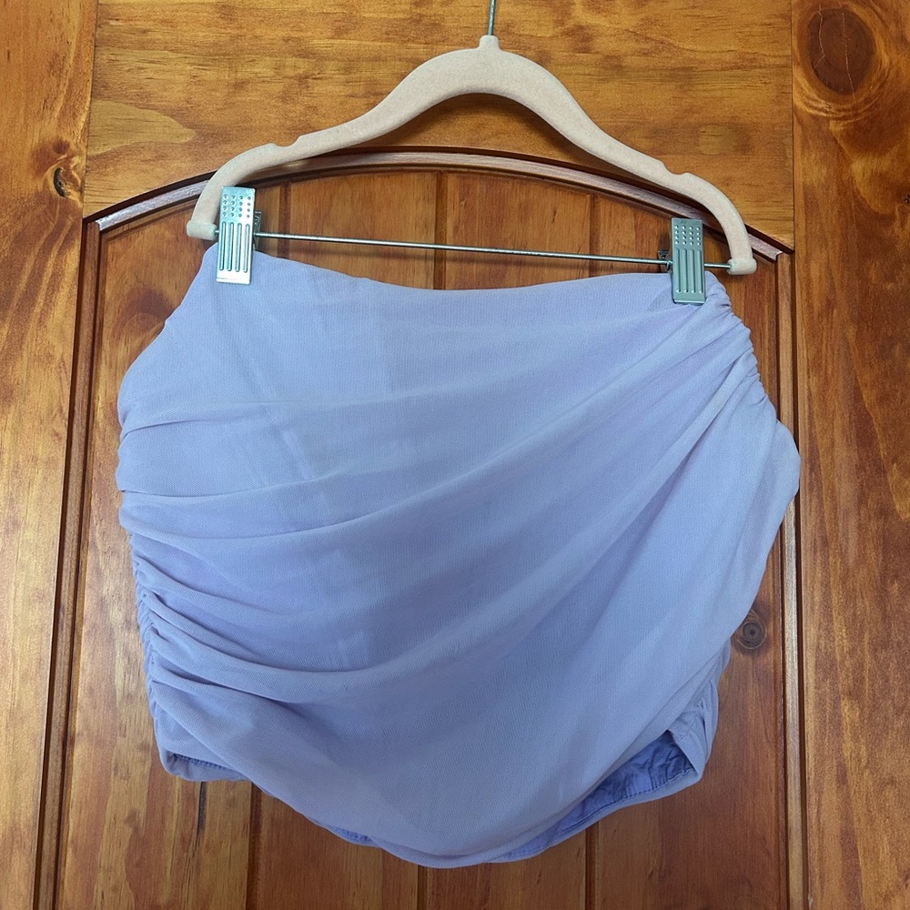 Lavender Ruched Corset Top